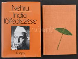 2 db utazás könyv: Nehru, Dzsaváharlál: India fölfedezése. Bp., 1981, Európa.; Bečková, Dagmar - Bečka, Jan: Hatszázharmincegy nap Burmában. Bratislava, 1969, Madách Könyvkiadó. Vászonkötésben, jó állapotban.