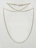 Ezüst(Ag) nyaklánc, jelzett, h: 55 cm, nettó: 5,3 g