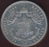 1869GYF 1Ft Ag "Angyalos" T:2-