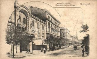 Budapest VI. Nagymező utca, Fővárosi Orfeum, Divald Károly kiadása (fl)