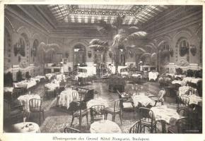 Budapest V. Grand Hotel Hungária szálloda, téli kert, belső (kis szakadás / small tear)