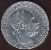 1892. 1Ft Ag "Fiumei címer" T:3-