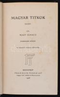 Magyar Regényírók Képes Kiadása, 4 kötet (5,7,37, 44 kötetek): 
Nagy Ignácz: Magyar Titok I, III kö...