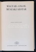 Magyar-angol műszaki szótár. Szerk.: Nagy Ernő, Klár János és Katona Loránt. Bp., 1990, Akadémiai Ki...