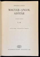Országh László: Angol-magyar nagyszótár I-II, magyar-angol nagyszótár I-II. Bp, 1988-1990, Akadémiai...