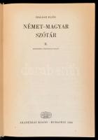 Halász Előd: Német-magyar nagyszótár I-II., Magyar-német I-II. Bp, 1988, Akadémiai Kiadói. Kiadói eg...