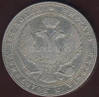 Lengyelország 1837MW 5Zl/3/4R Ag I.Miklós T:3