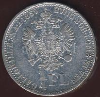 Ausztria 1859A 1/4Fl Ag T:3+