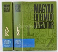 Magyar Értelmező Kéziszótár I-II. Bp., 1999, Akadémiai Kiadó. Kiadói egészvászon, kiadói papírborítóban. Jó állapotban.