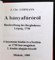 J. Chr. Lehmann: A bányafúróról. Beschreibung des Bergbohers Leipzig 1750. Miskolc, 1989, "Péch...