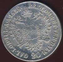 Ausztria/magyar verdejel 1838E 20Kr Ag I.Ferdinánd T:3