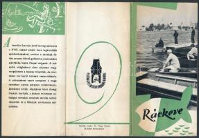 cca 1930-1940 Ráckeve, ismertető prospektus