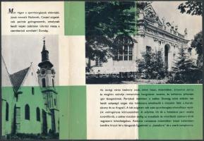 cca 1930-1940 Ráckeve, ismertető prospektus