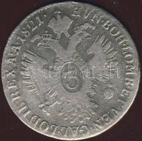 Ausztria/magyar verdejel 1821E 3Kr T:3/3- R!