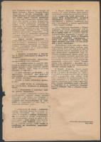 cca 1940 A Magyar Megújulás Pártjának 2 db röplapja