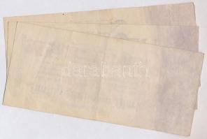 Németország / Weimari Köztársaság 1923. 50.000.000M (3x) 7 jegyű sorszámmal T:III
Germany / Weimar ...