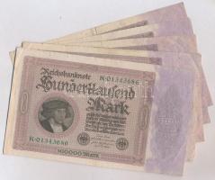 Németország / Weimari Köztársaság 1923. 100.000M (5x) T:III
Germany / Weimar Republic 1923. 100.000...