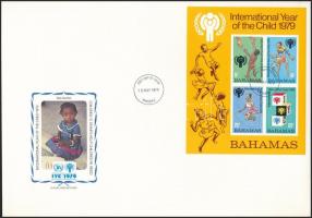 Nemzetközi Gyermekév sor + blokk 2 db FDC-n International Year of Children set + block 2 FDC