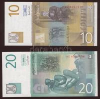 Jugoszlávia 2000. 10D, 20D T:I