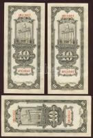Kína/Central Bank 1930. 10CGU (3x) T:I
