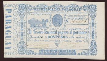 Paraguay 1865. 2P T:I