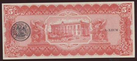 Mexikó/Chihuahua 1914. 5P T:I