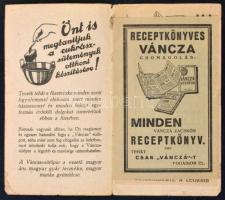 cca 1930 A mi süteményes könyvünk ismertető füzet, benne reklámmal és receptekkel