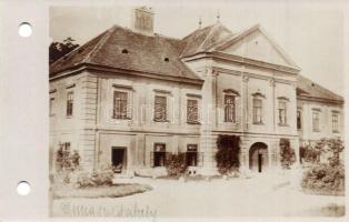 Dunaszerdahely, Dunajská Streda; 2 db RÉGI lyukasztott fotó képeslap / 2 pre-1945 punched photo postcards