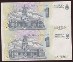 Argentína 1992-94. 1P függőleges párban T:I