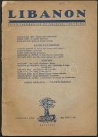 1936 A Libanon Zsidó Tudományos és Kritikai Folyóirat I. évfolyamának 5. száma