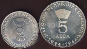 Bulgária 1964. 2L Ag + 5L Ag "Dimitrov" pár T:PP 10.000 db + 20.000 db!
