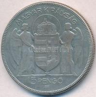 1930. 5P Ag "Horthy jobbra" T:3
Adamo P8