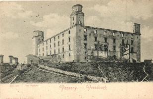 Pozsony, Pressburg, Bratislava; Királyi vár / castle (vágott / cut)