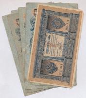 Orosz Birodalom 1912-1917. (1898) 1R + (1909) 5R (5x) Szign.:Shipov T:III--V ly., ragasztott
Russia...