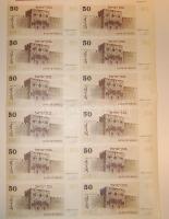 Izrael 1978. 50S 12-es ívben T:I nyomdai gyűrődésekkel