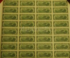 Amerikai Egyesült Államok 2003. 2$ (32x) ívben, tanúsítvánnyal T:I
USA 2003. 2 Dollars in block of 3...
