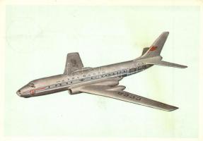 10 db MODERN főként külföldi repülős képeslap, repülőterek és légitársaságok / 10 modern mostly Euro...