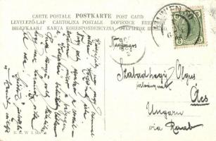 2 db régi humoros művészlap, angol imperialisták Egyiptomban. R. Pick szignóval; B.K.W.I. 951.3-11. ...