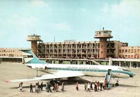 10 db MODERN magyar repülős képeslap, MALÉV, térkép / 10 MODERN Hungarian Airlines postcards, maps