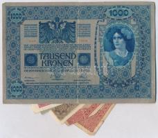 1902-1923. 8db-os vegyes magyar korona bankjegy tétel T:II-IV