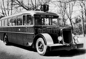 7 db MODERN használatlan magyar közlekedési eszköz képeslap, gőzmozdony, villamos, busz, automobil /...