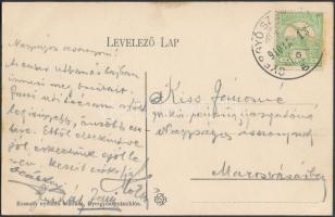 Gyergyószentmiklós, Kis tér, örmény paplak, Kossuth nyomda kiadása / Square with Armenian parish