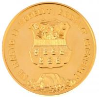 1989. "Temesvár 1514,1989 / Ne hagyd el Erdélyt, Erdélyt Istenem" aranyozott fém, piefort ...