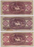 1949. 100Ft (3x) T:III,III-
Adamo F28