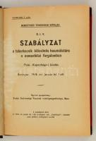 1948 Nemzetközi teherkocsi kötelék R.I.V. szabályzat a teherkocsik kölcsönös használatára a nemzetkö...