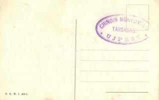 Reiseerlebnisse von Karl May. Winnetou, Old Shatterhand / 2 art postcards, B.K.W.I. 409-2-3. s: Stro...