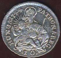 1744. 10Denar Ag M.Theresia T:2-/3+