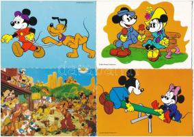 10 db MODERN Disney motívumos, Disneyland és Miki Egér képeslap, vegyes minőség / 10 MODERN Disney motive cards, Disneyland and Mickey Mouse postcards, mixed quality