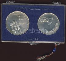 1973. 50Ft Ag + 100Ft "Petőfi" T:BU eredeti plombált MNB tokban!