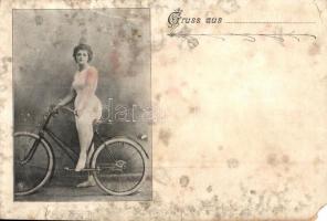 8 db RÉGI használatlan sérült motívumlap; finoman erotikus és romantikus lapok köztük kettő db Chima...